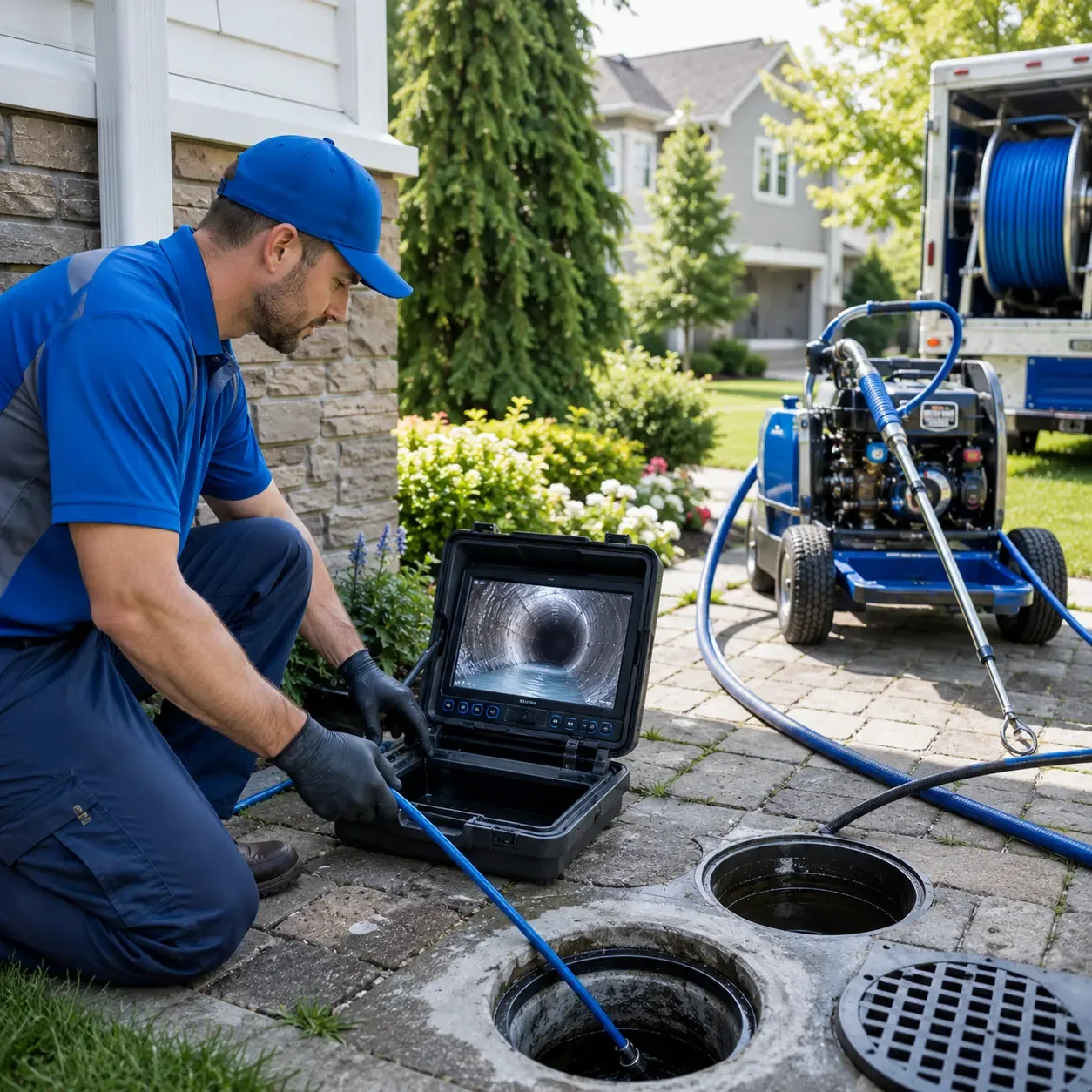 Outdoor drain cleaning professionals serving Richland, MI
